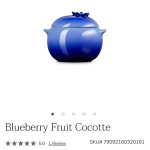Le creuset blueberry cocotte